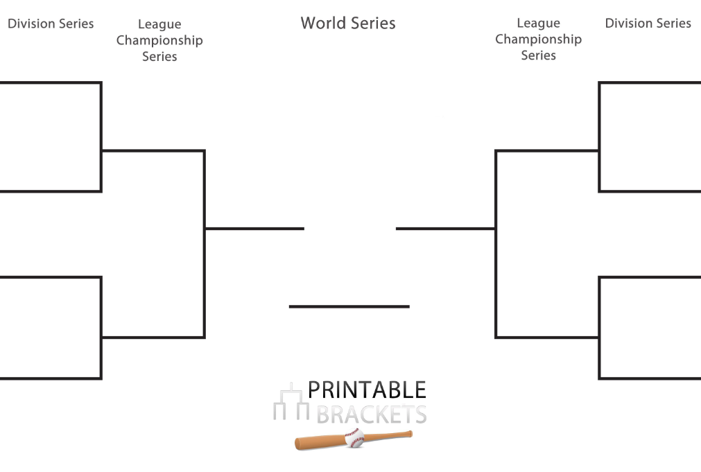 2020 MLB Playoff Bracket Printable MLB Playoff Bracket Sheet