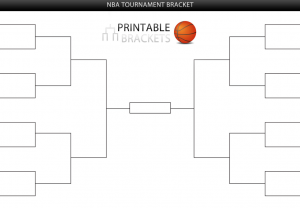 printable nba tournament bracket 