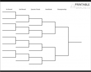 Playoff Bracket Template from printablebrackets.net