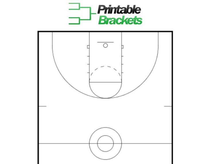 Basketball Court Template Basketball Key Template