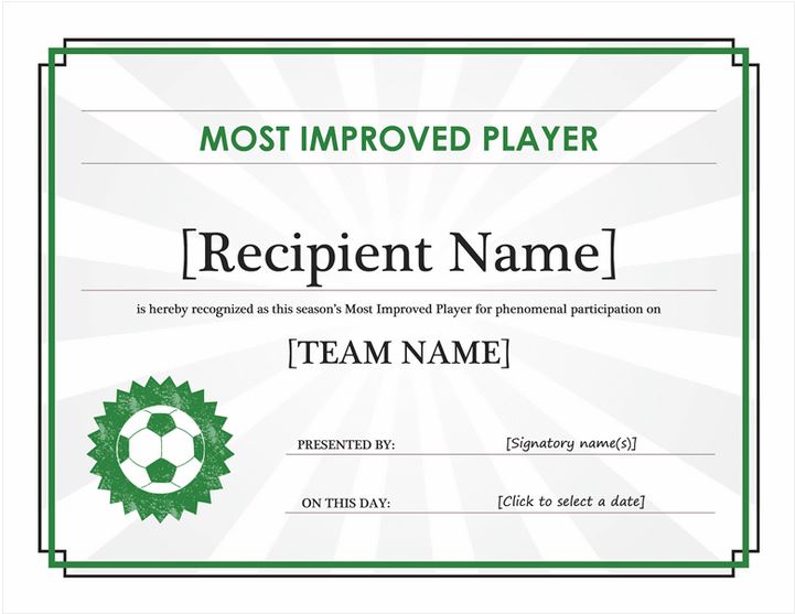 Most Improved Award Meaning