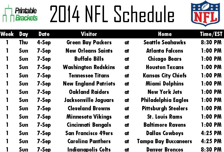 2024 Nfl Schedule By Week Una Lianne