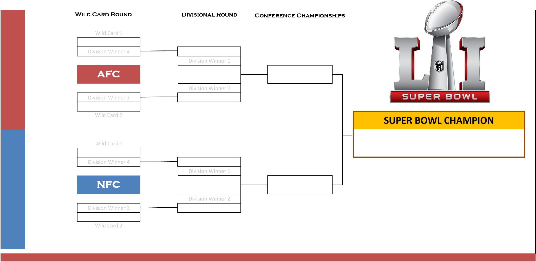 Playoff Confidence Pool - Printable Playoffs Team Rankings Pool