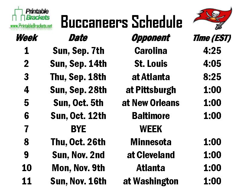 Tampa Bay Buccaneers Schedule 2024 vanya adaline